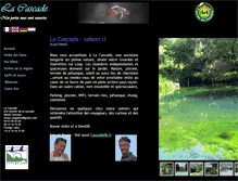 Tablet Screenshot of gitedelacascade.com